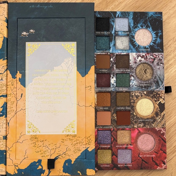 Official Game of Thrones Urban Decay Collectable Pop-up Eyeshadow Palette - Picture 9 of 15